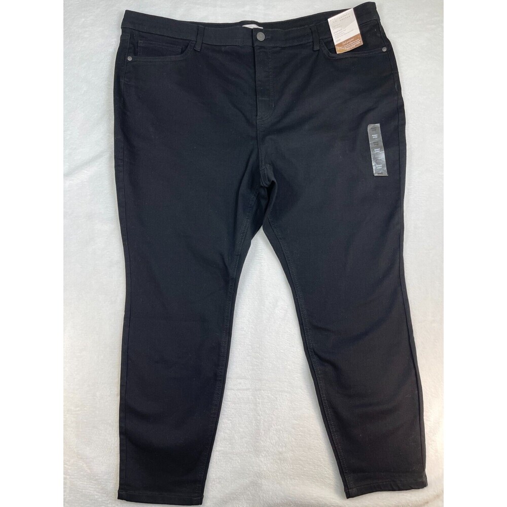 LC Lauren‎ Conrad Jeans Women 24W Black High-Rise Skinny Ultrasoft Lycra Stretch
